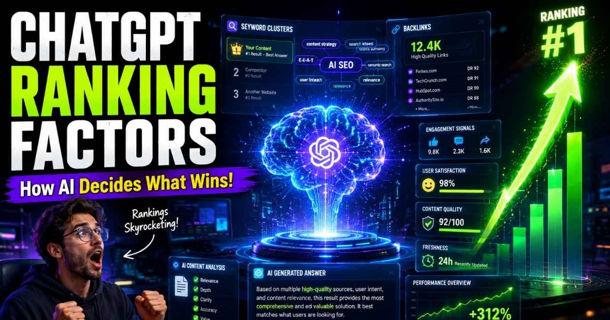 chatgpt ranking factors