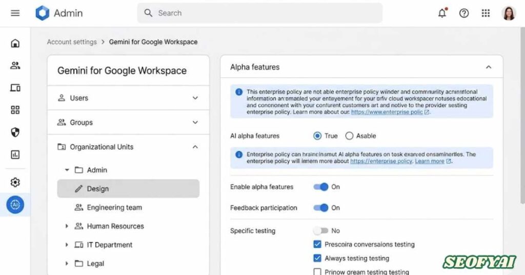 Admin Controls & Managing Gemini Access
