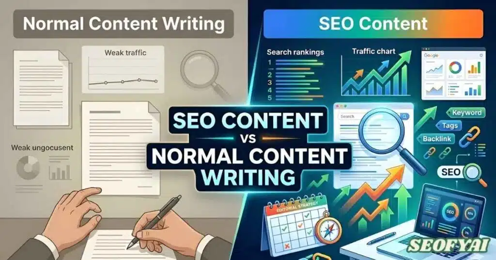 SEO Content vs Normal Content Writing