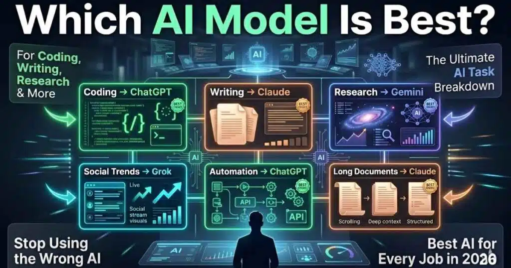 Which AI Model Is Best for Different Tasks?