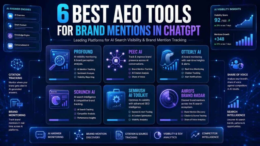 Best AEO Tools for Brand Mentions in ChatGPT