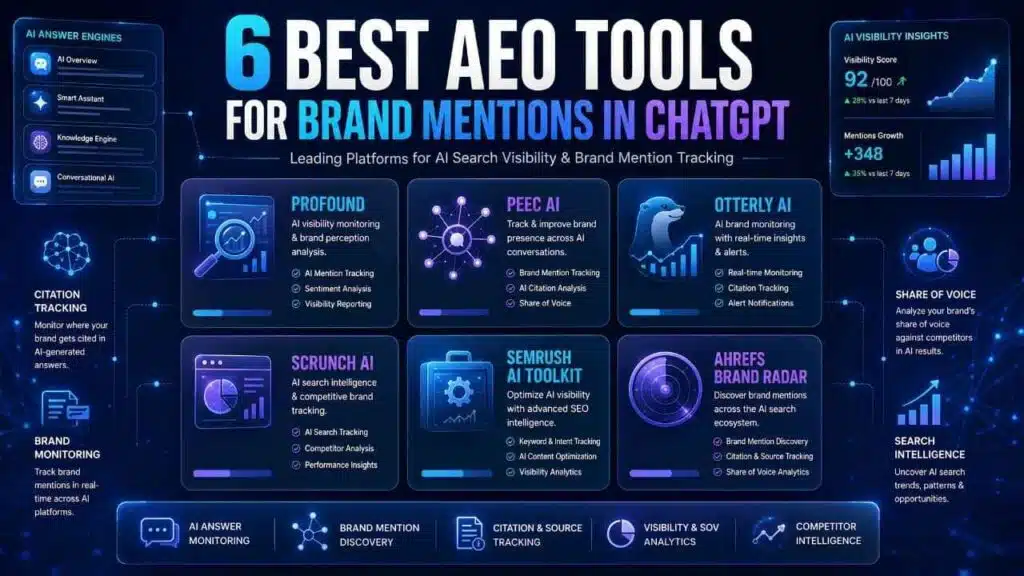 Best AEO Tools for Brand Mentions in ChatGPT