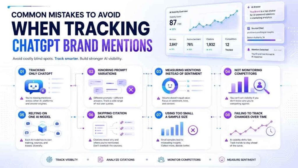 Common Mistakes to Avoid When Tracking ChatGPT Brand Mentions