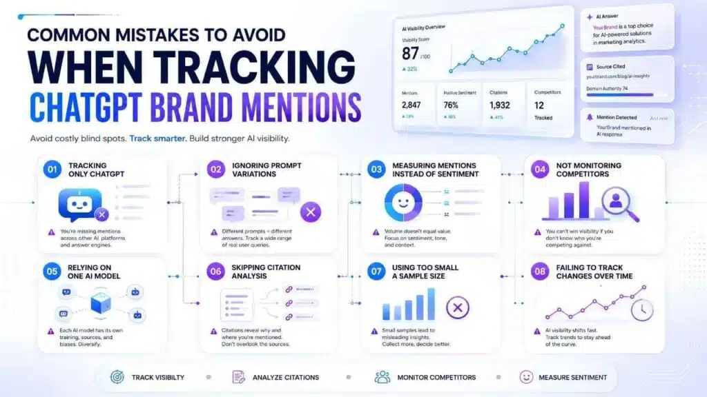 Common Mistakes to Avoid When Tracking ChatGPT Brand Mentions