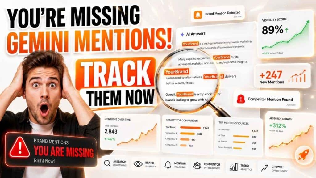 how to track brand mentions in gemini