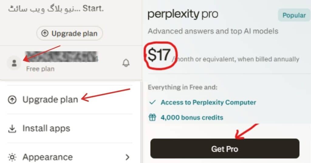 How to Subscribe to Perplexity Pro